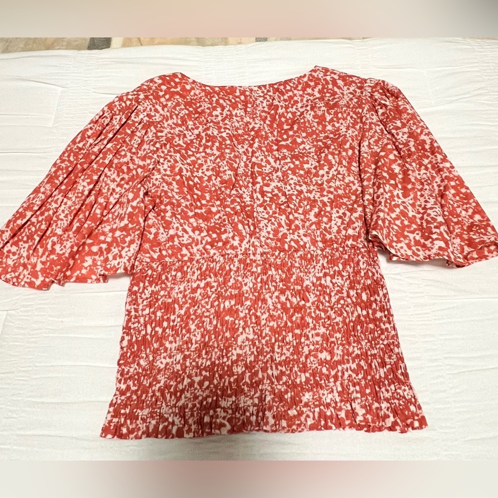 Abercrombie & Fitch | Flutter Sleeve Smocked Wais… - image 5